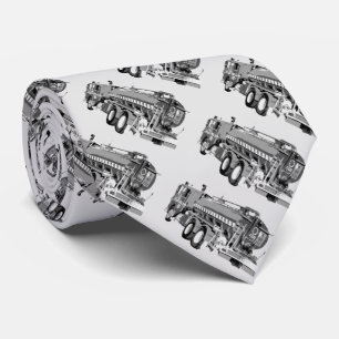 Graues Feuerwehrauto Krawatte