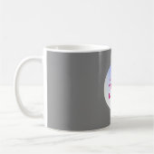 Graues Firmenlogo Kaffeetasse (Links)