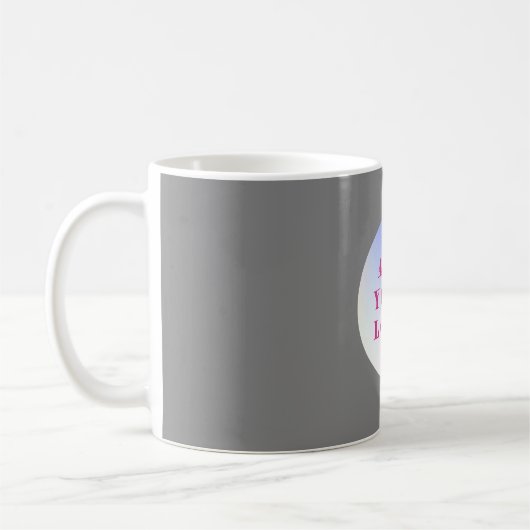 Graues Firmenlogo Kaffeetasse (Links)