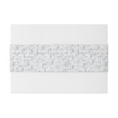 Graues Fliesen-Muster Einladungsbanderole (Rückseitenbeispiel)