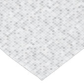 Graues Fliesen-Muster Kurzer Tischläufer (Ecke)