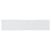 Graues Fliesen-Muster Kurzer Tischläufer (Horizontal)
