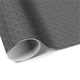graues Flügelpapier Geschenkpapier