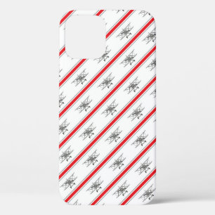 Graues Flugzeug rote Linien Flugzeuge Pilot Flugze Case-Mate iPhone Hülle