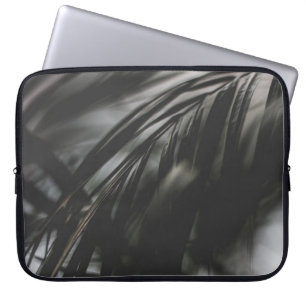 GRAUES FOTO DER PFLANZE BLÄTTER LAPTOPSCHUTZHÜLLE