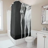 GRAUES-FOTO DUSCHVORHANG (Beispiel)