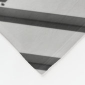 GRAUES FOTO EINES ZUGES FLEECEDECKE (Ecke)