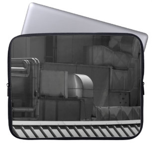 GRAUES FOTO EINES ZUGES LAPTOPSCHUTZHÜLLE