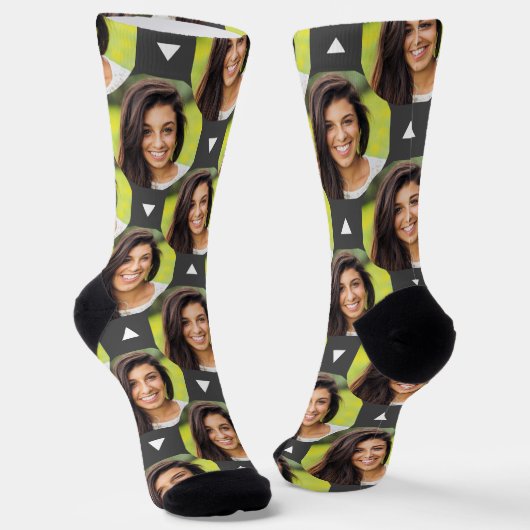 Graues Foto für Girlfriend Fun Socks Socken (Gewinkelt)