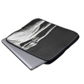 GRAUES-FOTO LAPTOPSCHUTZHÜLLE (Vorne Knopf)