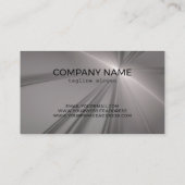 Graues Fraktal Visitenkarte (Rückseite)