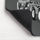 Graues Freiburmöl gestrichen, Mousepad (Ecke)