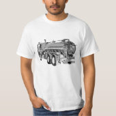 Graues Freiburmöl gestrichen, T-Shirt (Vorderseite)