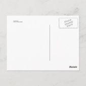 Graues Frisierte Auto Postkarte (Rückseite)