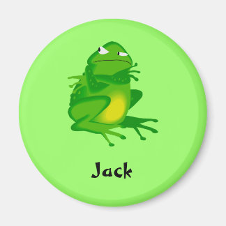 graues Froschmagen Magnet