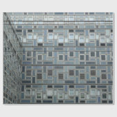 Graues Gebäude Geschenkpapier (Flach)