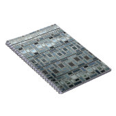 Graues Gebäude Notizblock (Rechte Seite)