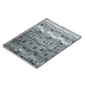 Graues Gebäude Notizblock (Linke Seite)