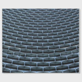 Graues Gebäude unter blauem Himmel Geschenkpapier (Flach)