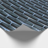 Graues Gebäude unter blauem Himmel Geschenkpapier (Ecke)