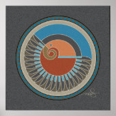 Graues Gedicht Poster (Vorne)