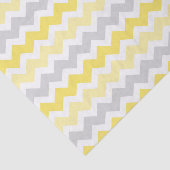 Graues gelbes Zickzack Muster-Seidenpapier Seidenpapier (Ausschnitt)