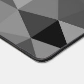 Graues, geometrisches Maschenmuster Schreibtischunterlage (Ecke)