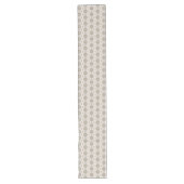 Graues geometrisches Muster Großer Tischläufer (Vorderseite)