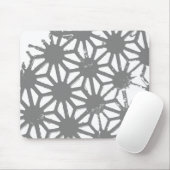 Graues geometrisches Muster Mousepad (Mit Mouse)