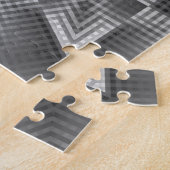 Graues geometrisches Muster Puzzle (Seite)