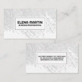 Graues gepunktetes Hintergrundmuster Visitenkarte (Vorne/Hinten)