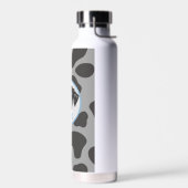Graues, gepunktetes Hundebüt Trinkflasche (Links)