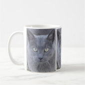 Graues Gesicht Nah Kaffeetasse (Links)