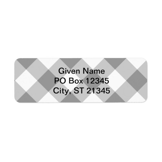 Graues Gingham (Vorne)