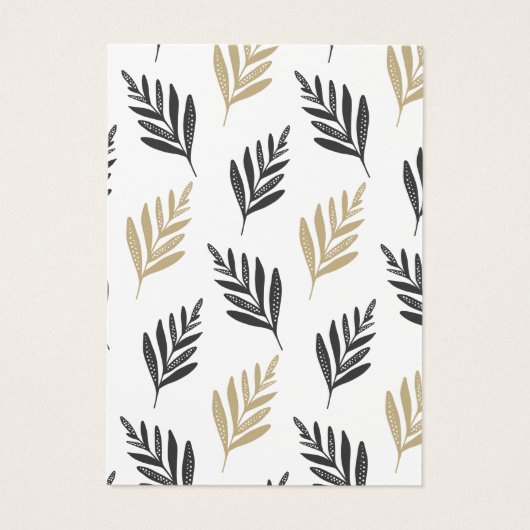 Graues Gold-Leaf-Muster - Hintergrund (Rückseite)