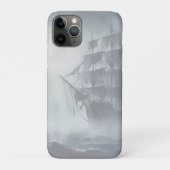 Graues, graues Fog Pirate Schiff 2 Case-Mate iPhone Hülle (Rückseite)