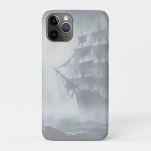 Graues, graues Fog Pirate Schiff 2 Case-Mate iPhone Hülle