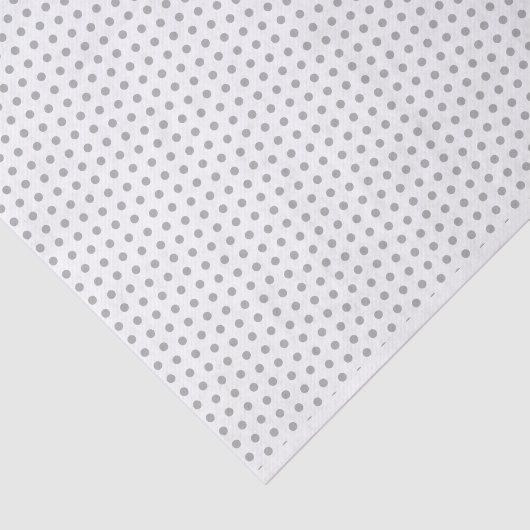 Graues graues Tupfen-Seidenpapier Seidenpapier (Ausschnitt)