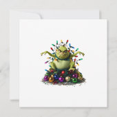 graues Grün Einladung (Rückseite)