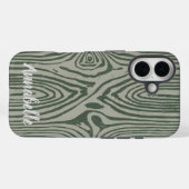 Graues grünes iPhone 16 Fall Case-Mate iPhone Hülle (Rückseite (Horizontal))