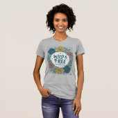 Graues Halb-T-Shirt T-Shirt (Vorne ganz)