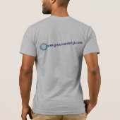 graues Heide-Shirt grd-Logo T-Shirt (Rückseite)