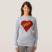 Graues Hemd Frau BARCELONA T-Shirt (Vorne ganz)