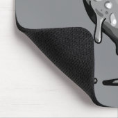 graues Herz Mousepad (Ecke)