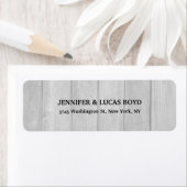 Graues Holz Einzigartiges Retro-Klassisches Blatt (Insitu)