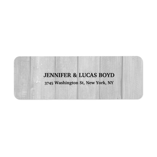 Graues Holz Einzigartiges Retro-Klassisches Blatt (Vorne)