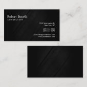 Graues Holz Schlicht Moderne Unternehmenskarte Visitenkarte (Vorne/Hinten)