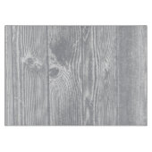 Graues hölzernes Glasschneiden-Brett Schneidebrett (Vorderseite)