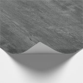 graues Holzmuster-Geschenkpapier Geschenkpapier (Ecke)