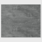 graues Holzmuster-Geschenkpapier Geschenkpapier (Flach)